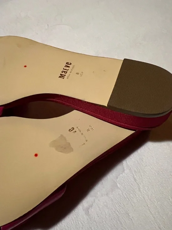 Anthropologie Maeve Bow micro wedge sandals - Picture 7 of 7